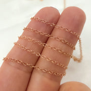 Rose Gold-Filled Smooth Cable Chains